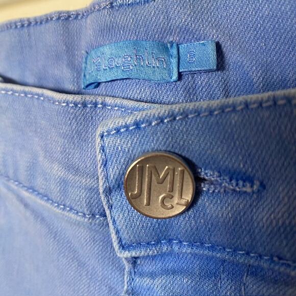 J. McLaughlin Lexi Jeans 5-Pocket Classic Blue Straight Leg Stretch Women's 6 - Picture 3 of 8